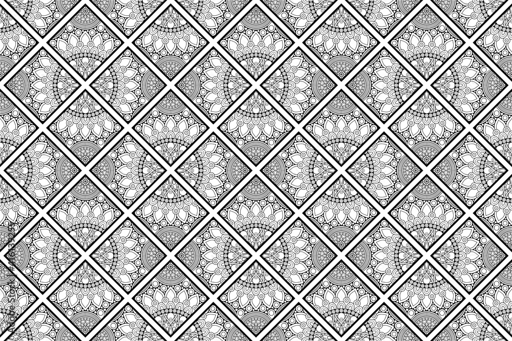 Fototapeta premium Mandala Ornament Pattern. Vintage decorative elements