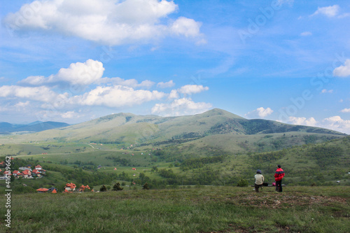 Landscape on the mountain Zlatibor in Serbia. © Dragan