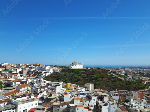 Panoramic view of the town of Velez and its hermitage of Los Remedios © Bela Art
