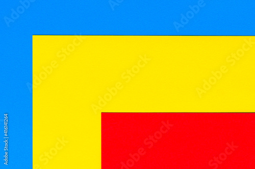 Red yellow blue geometric background. A multi-colored abstract background