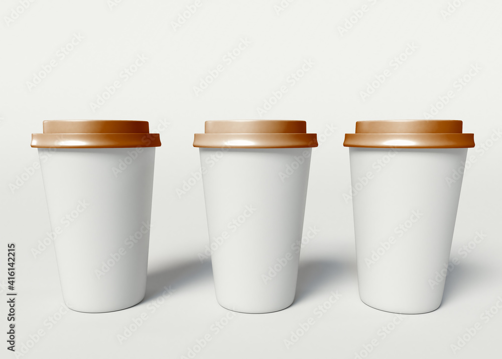 3d Take Away paper Coffee cup. 3d Take Away paper Coffee cup.