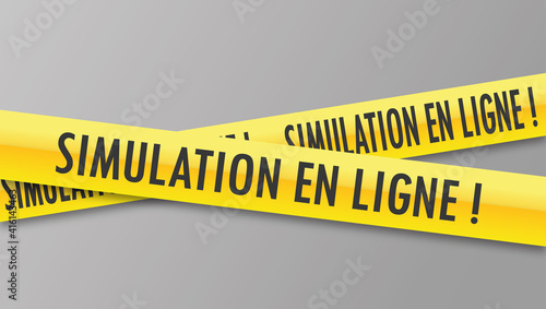 Logo simulation en ligne.
