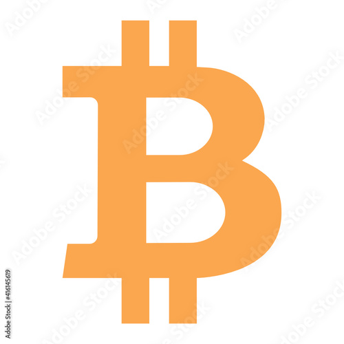 Set of vector Bitcoin logo