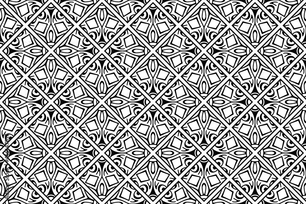 Mandala Ornament Pattern. Vintage decorative elements