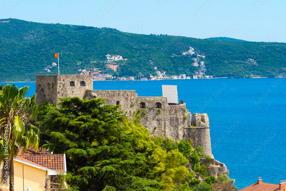 The Fortress of 'Stari Grad' on the Adriatic coast, Herceg Novi, Montenegro