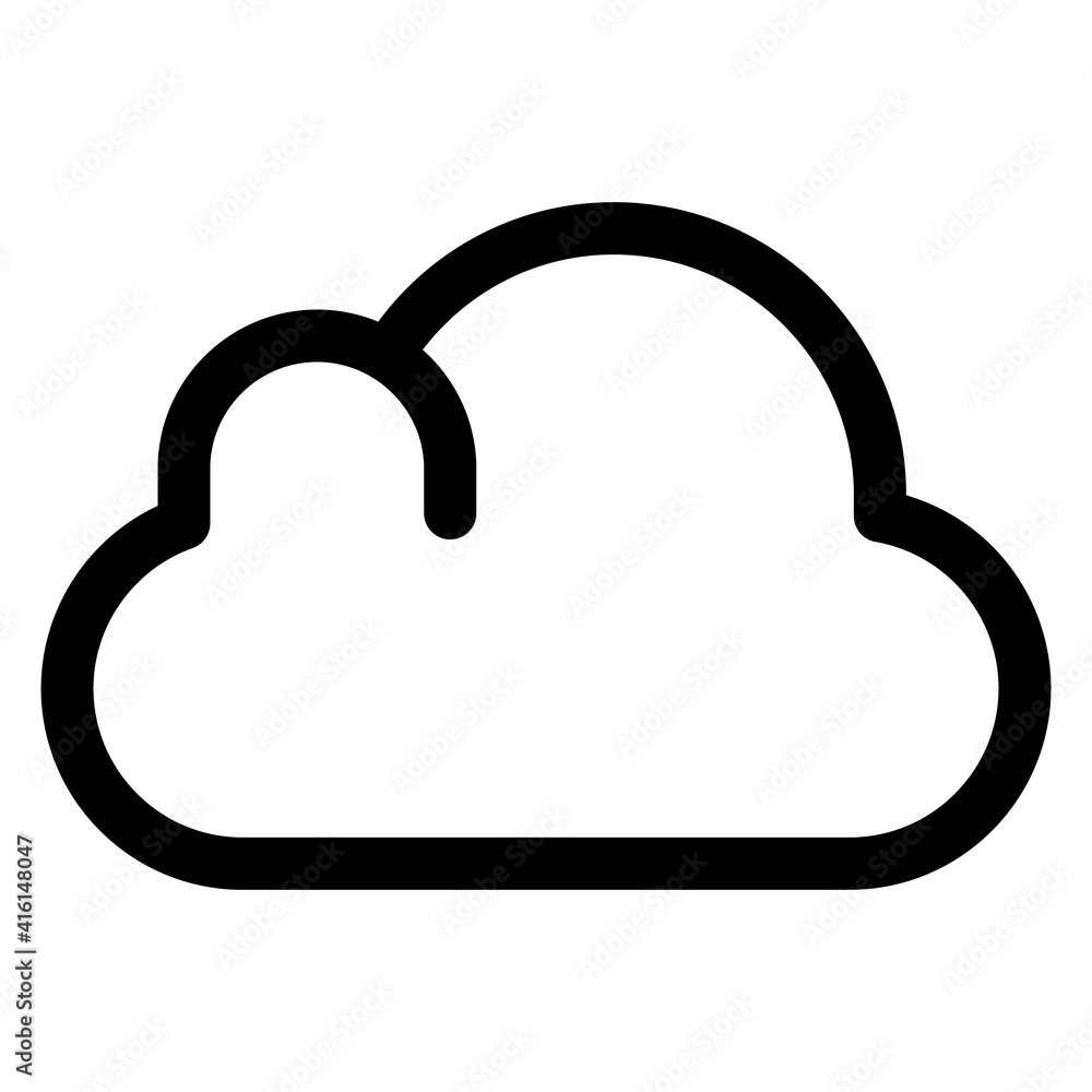 Cloud drive storage or cumulus cloud line art icon, Cloud icon Flat, Cloud Icon Black Line, Clouds Illustration, Weather Climate Symbol, Computing Storage Logo, Cartoon Bubble Sign, Isolated Cloud drive storage or cumulus cloud line art icon, Cloud icon Flat, Cloud Icon Black Line, Clouds Illustration, Weather Climate Symbol, Computing Storage Logo, Cartoon Bubble Sign, Isolated