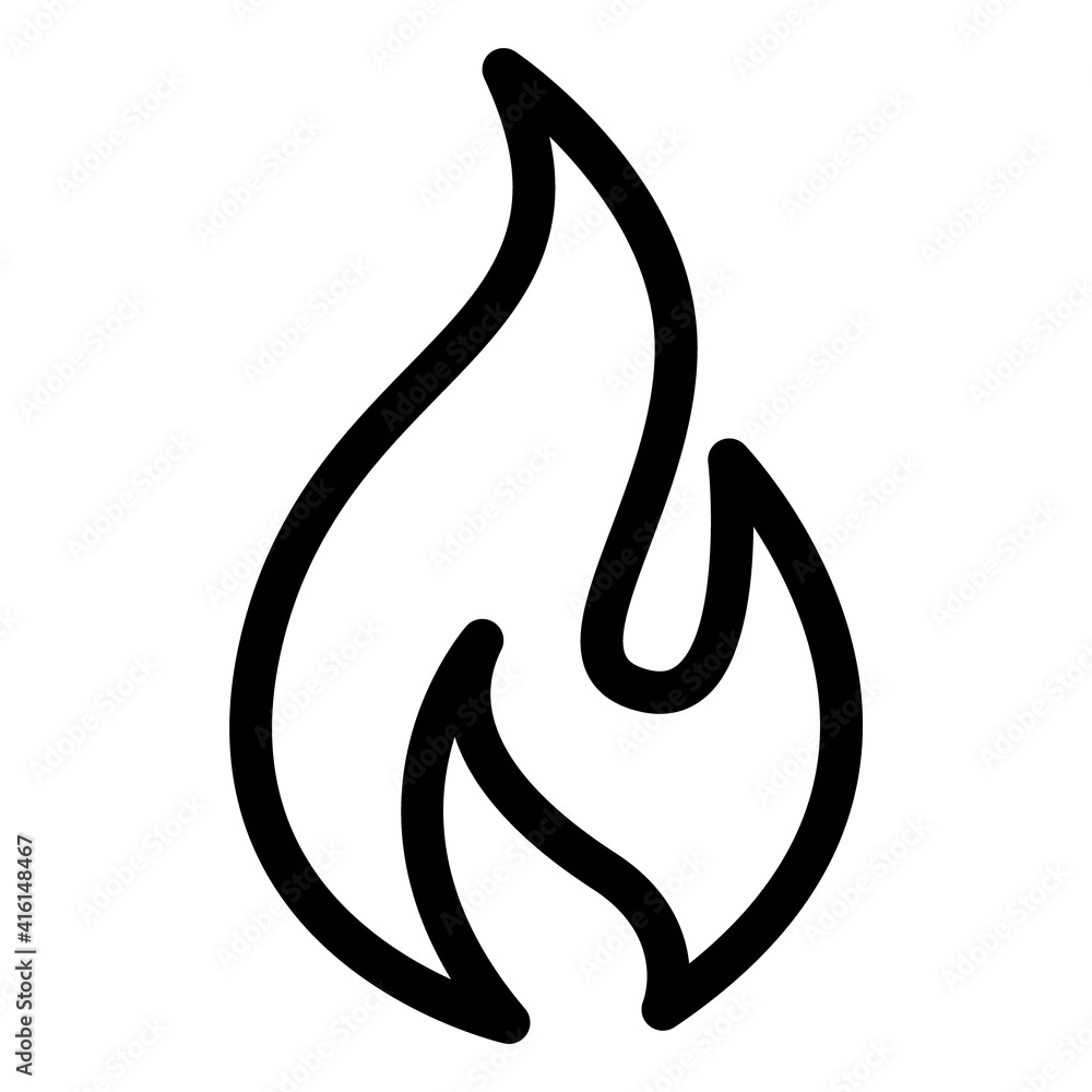 Fire flames, Flame Line Icon, For Mobile and Web. Fire flame icon design isolated on white background. Vector illustration, Fire Icon. Fire flames, Flame Line Icon, For Mobile and Web. Fire flame icon design isolated on white background. Vector illustration, Fire Icon.