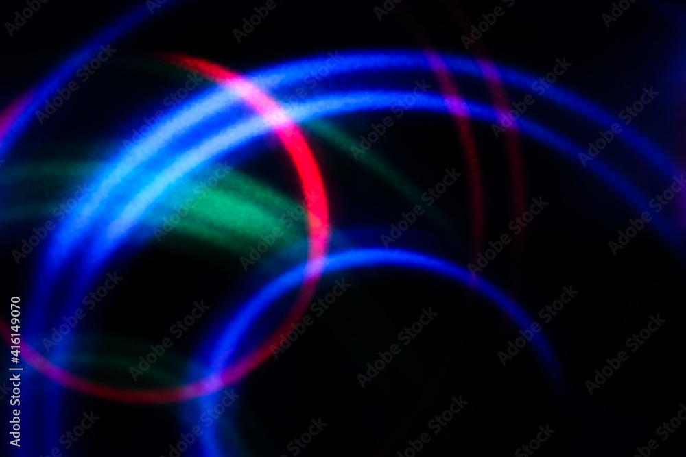 Obraz premium abstract soft motion light in the dark