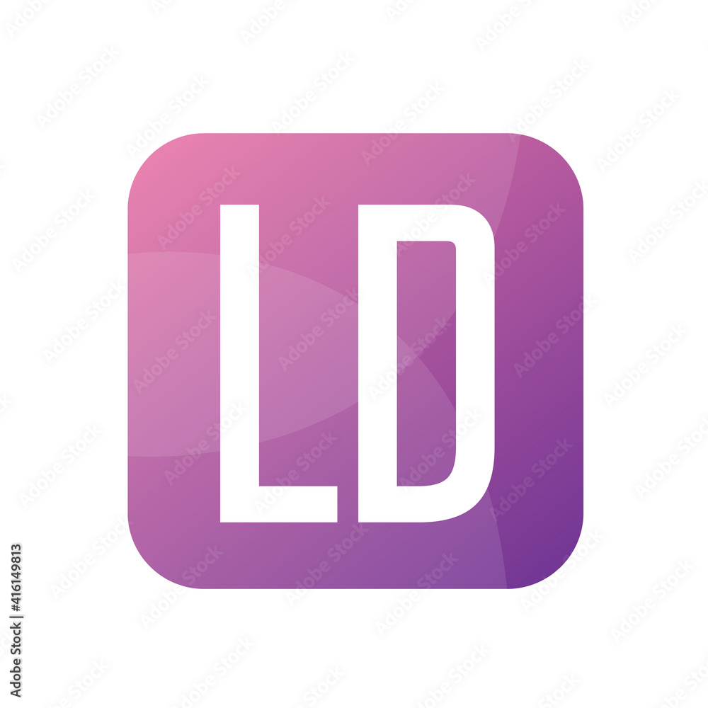 LD Letter Logo Design With Simple style LD Letter Logo Design With Simple style
