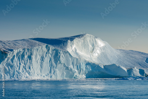 Greenland. Ilulissat. Icebergs in the Icefjord. © Danita Delimont