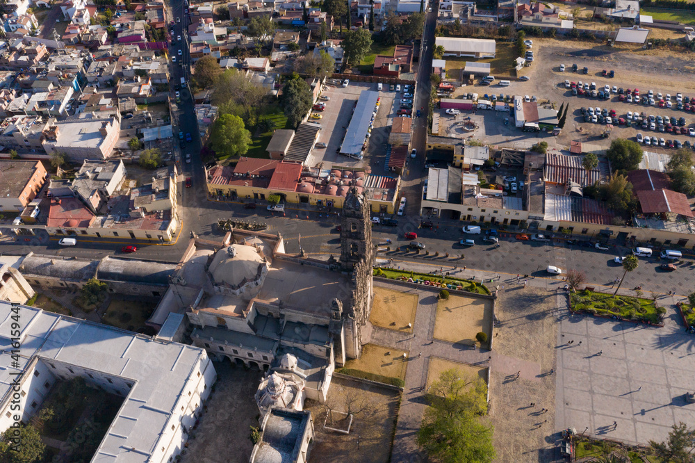 Vista aérea del Centro de Tepotzotlán