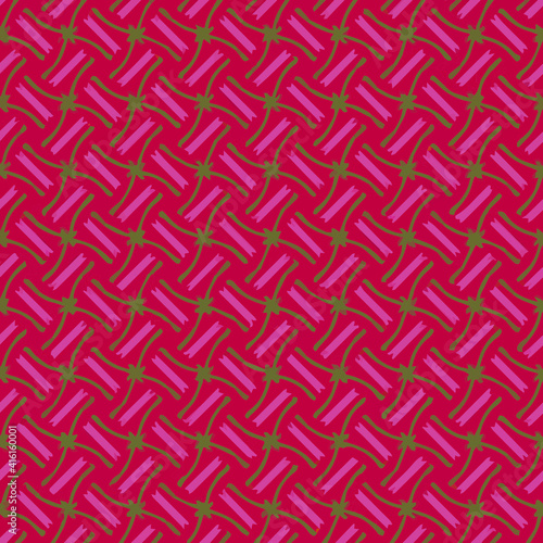 Seamless vector pattern in geometric ornamental style © t2k4