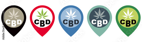 ÉPINGLE CBD CANNABIS CHANVRE
