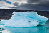 Greenland. Eqip Sermia. Weathered iceberg.