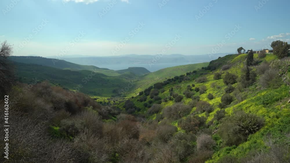 Sea of Galilee view from Ein Pik Sea of Galilee view from Ein Pik