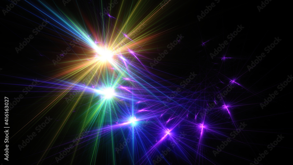 Abstract background, smooth red multicolored on a black background. Abstract background, smooth red multicolored on a black background.
