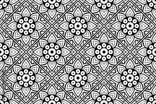 Mandala Ornament Pattern. Vintage decorative elements