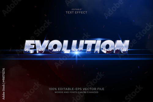 Evolution Text effect