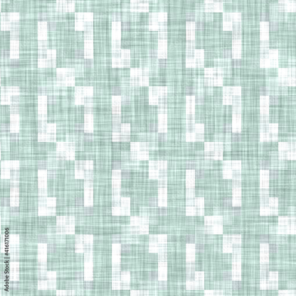 Aegean teal mottled geo patterned linen texture background. Summer coastal living style home decor fabric effect. Sea green wash grunge distressed geometric grid. Decorative textile seamless pattern
Aegean teal mottled geo patterned linen texture background. Summer coastal living style home decor fabric effect. Sea green wash grunge distressed geometric grid. Decorative textile seamless pattern