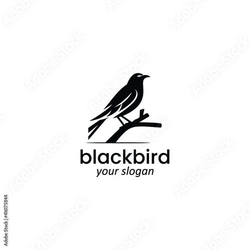 blackbird logo vector