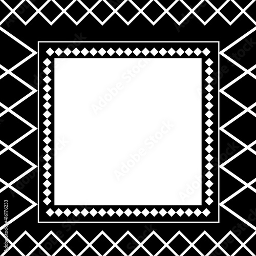 abstract banner vector lines design, frame, graphic, pattern, copy space use as texture background, illustrator vector black and white. 