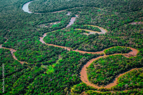Cuadro en lienzo Trinity River in southeast Texas, northeast of the city of Houston