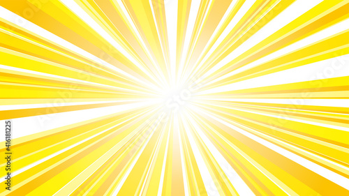 vector illustration of yellow flash with gradation