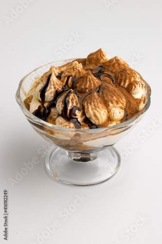 cream with chocolate