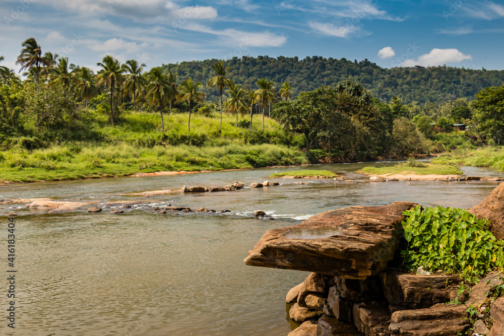 the river in Sri Lanka