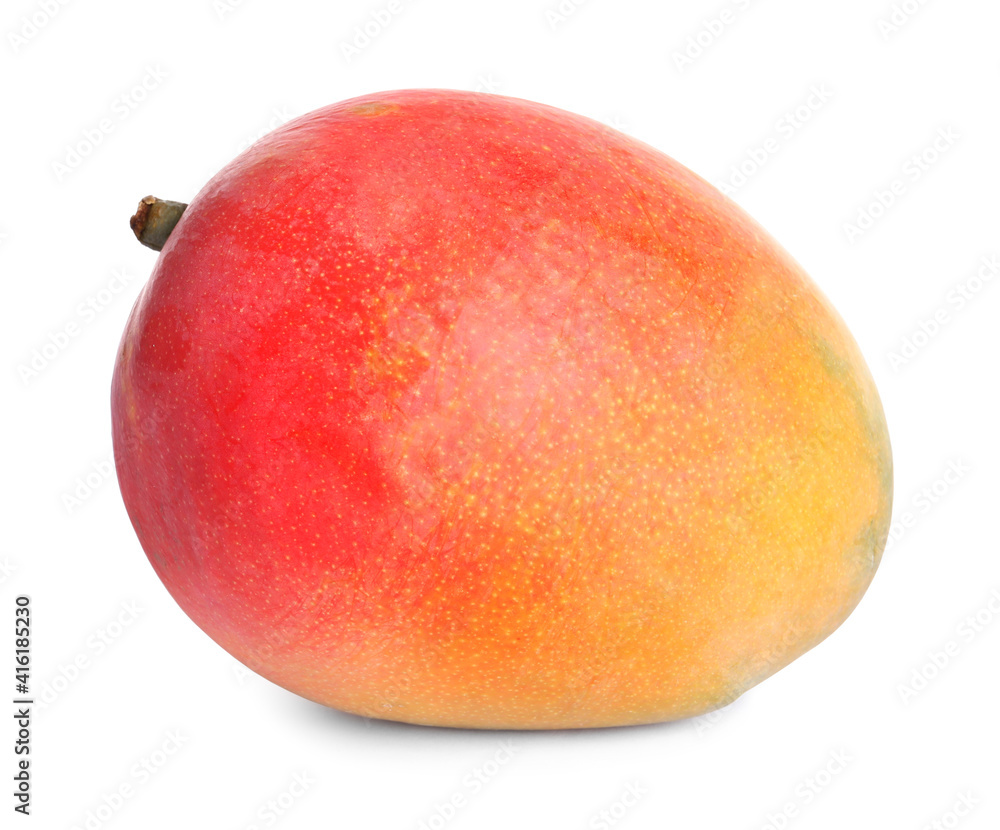 Delicious ripe juicy mango isolated on white Delicious ripe juicy mango isolated on white