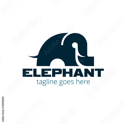 Elephant simple symbol