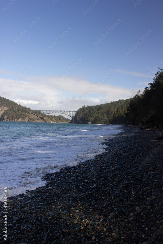 Fototapeta premium Deception pass bridge