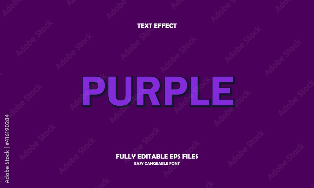 purple style editable text effect purple style editable text effect