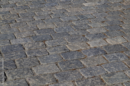 Gray brick path 