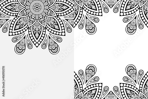 Mandala Ornament Pattern. Vintage decorative elements