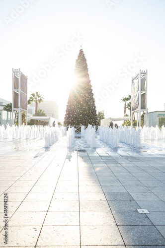 Canvas Print Downtown Los Angele Grand Park