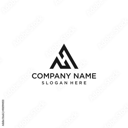 Creative ideas for the SH initials abstract logo design