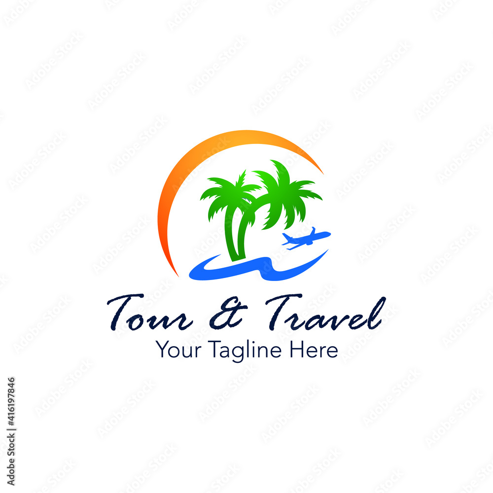 Tour and Travel Logo Template
