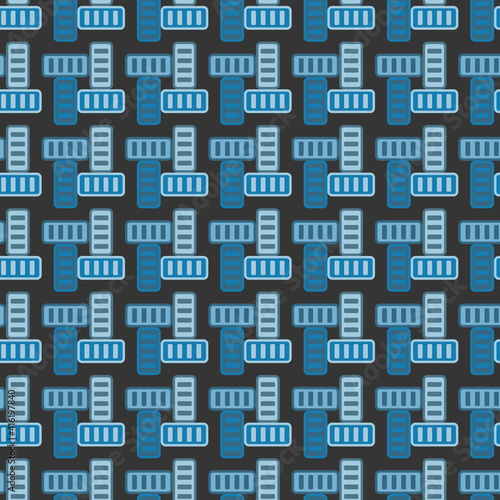 Abstract Colorful Seamless Rectangle Bricks Pattern Background