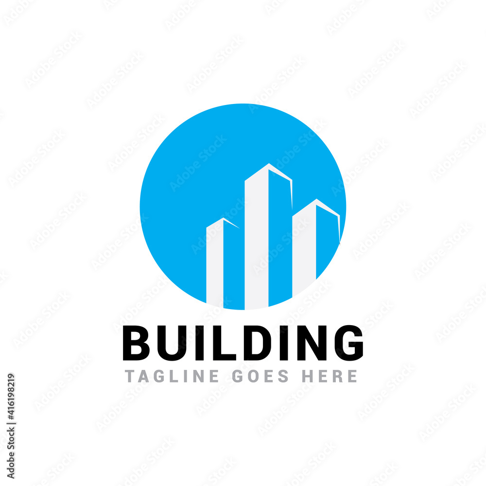 building group concept logo icon vector template. building group concept logo icon vector template.