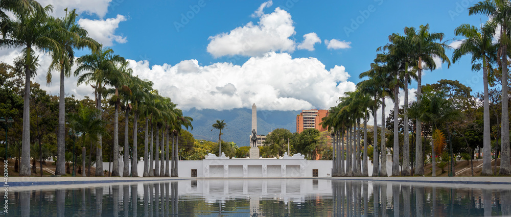 Εκτύπωση καμβά Panoramic view of Paseo Los Proceres in Caracas, Venezuela