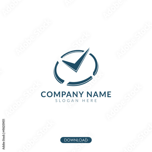 clock logo isolated background suitable for print