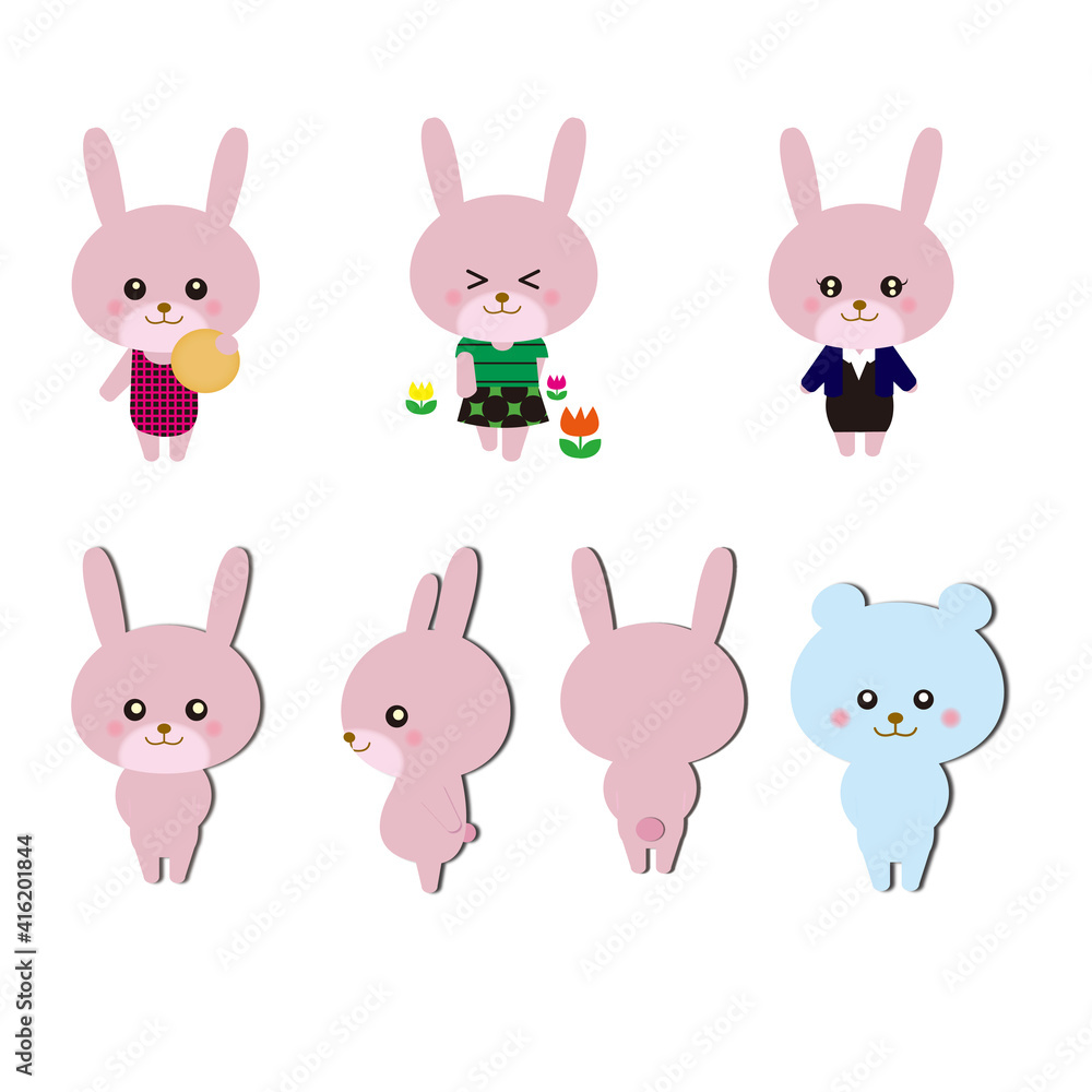 うさぎオリジナルキャラクター うさぎオリジナルキャラクター