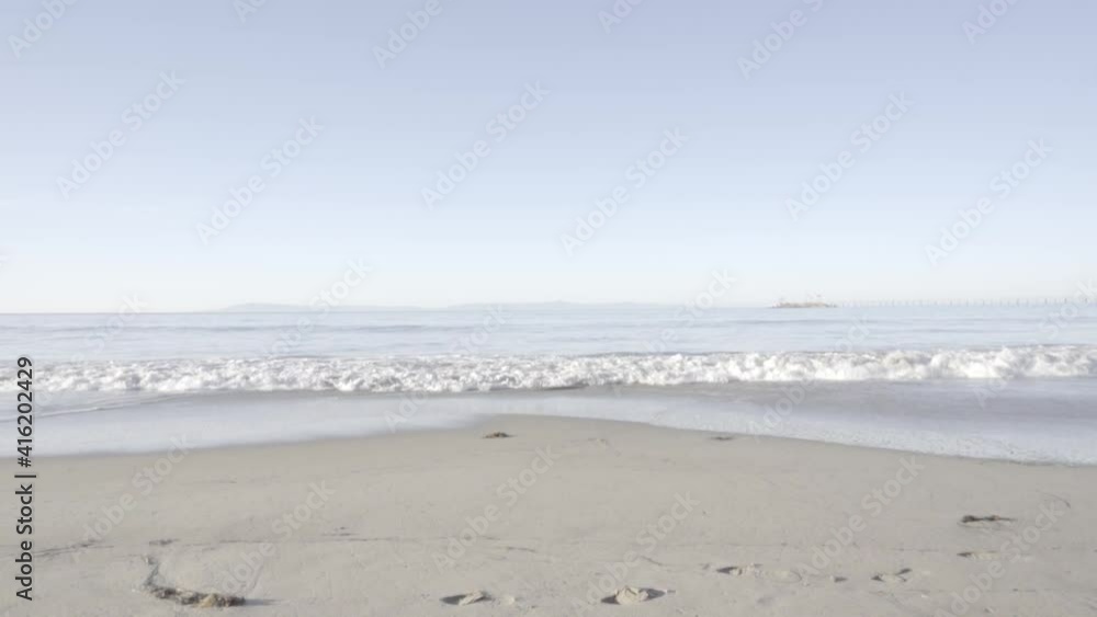 Sunny beach in the morning Sunny beach in the morning