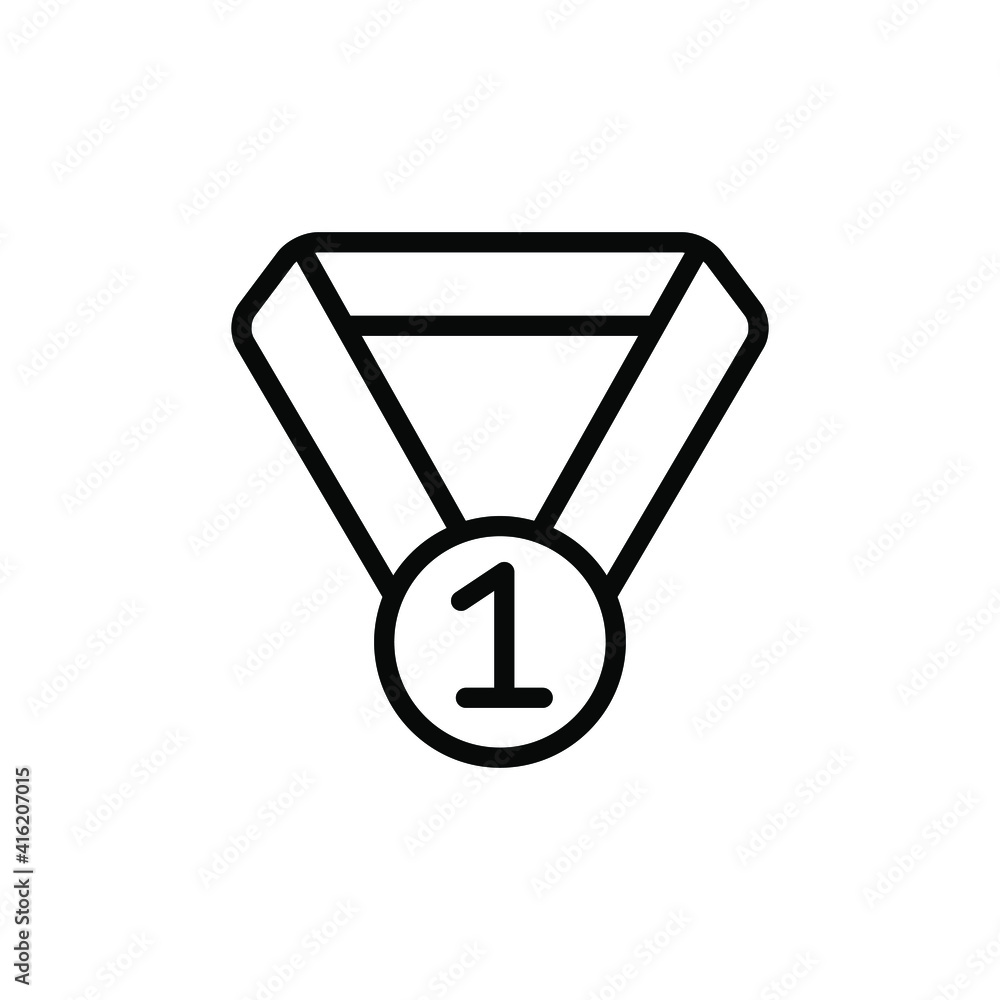 Winner medal icon vector graphic illustration Winner medal icon vector graphic illustration