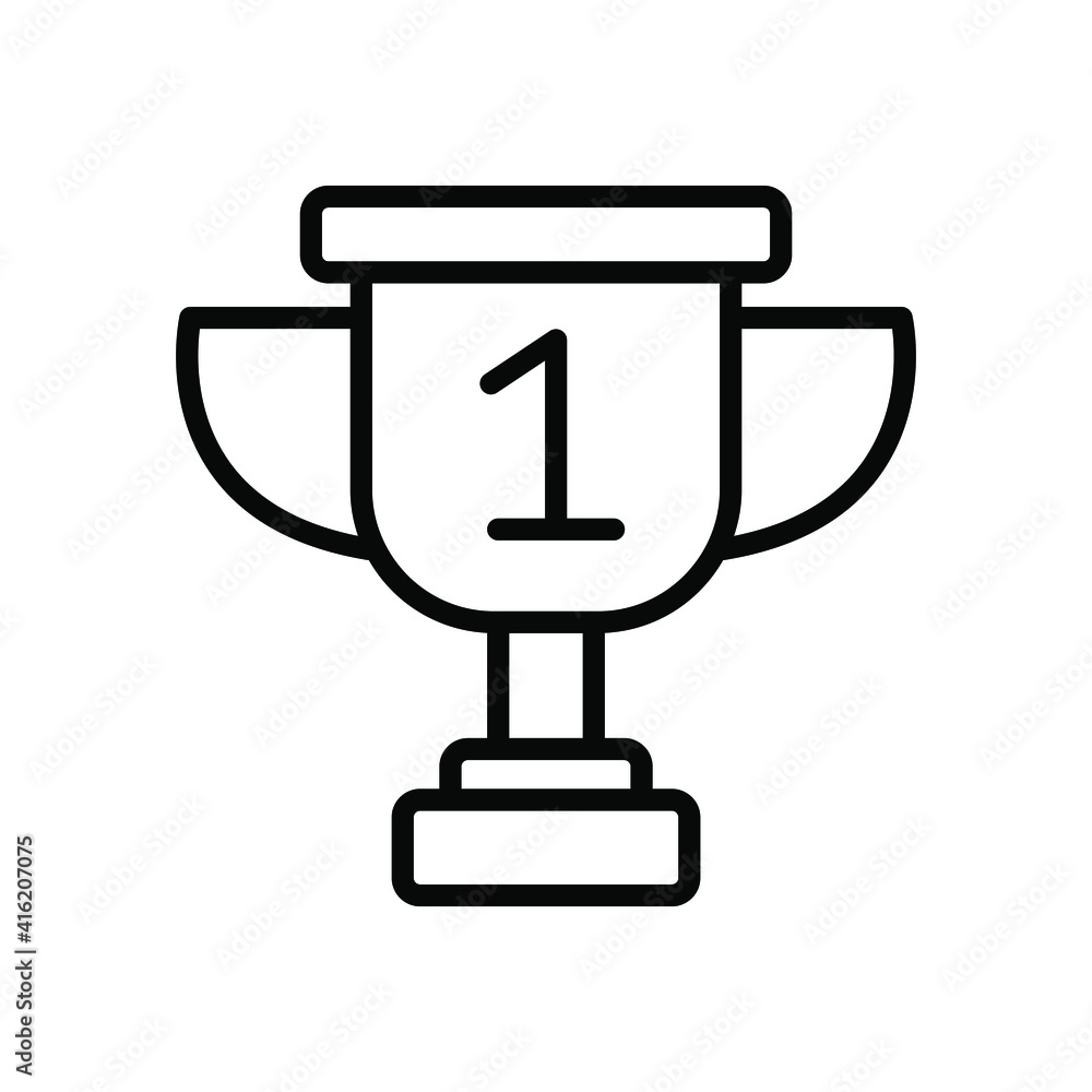 Winner trophy icon vector graphic illustration Winner trophy icon vector graphic illustration