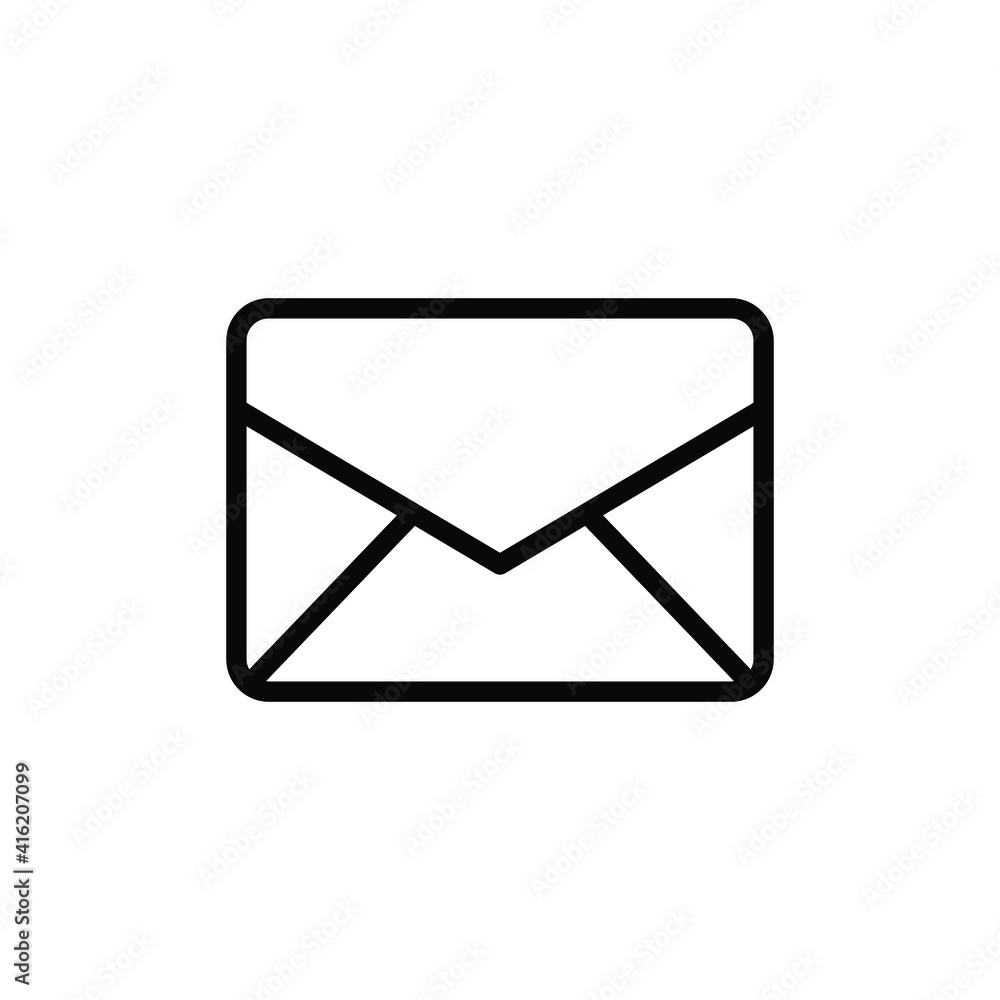 Mail icon vector graphic illustration Mail icon vector graphic illustration