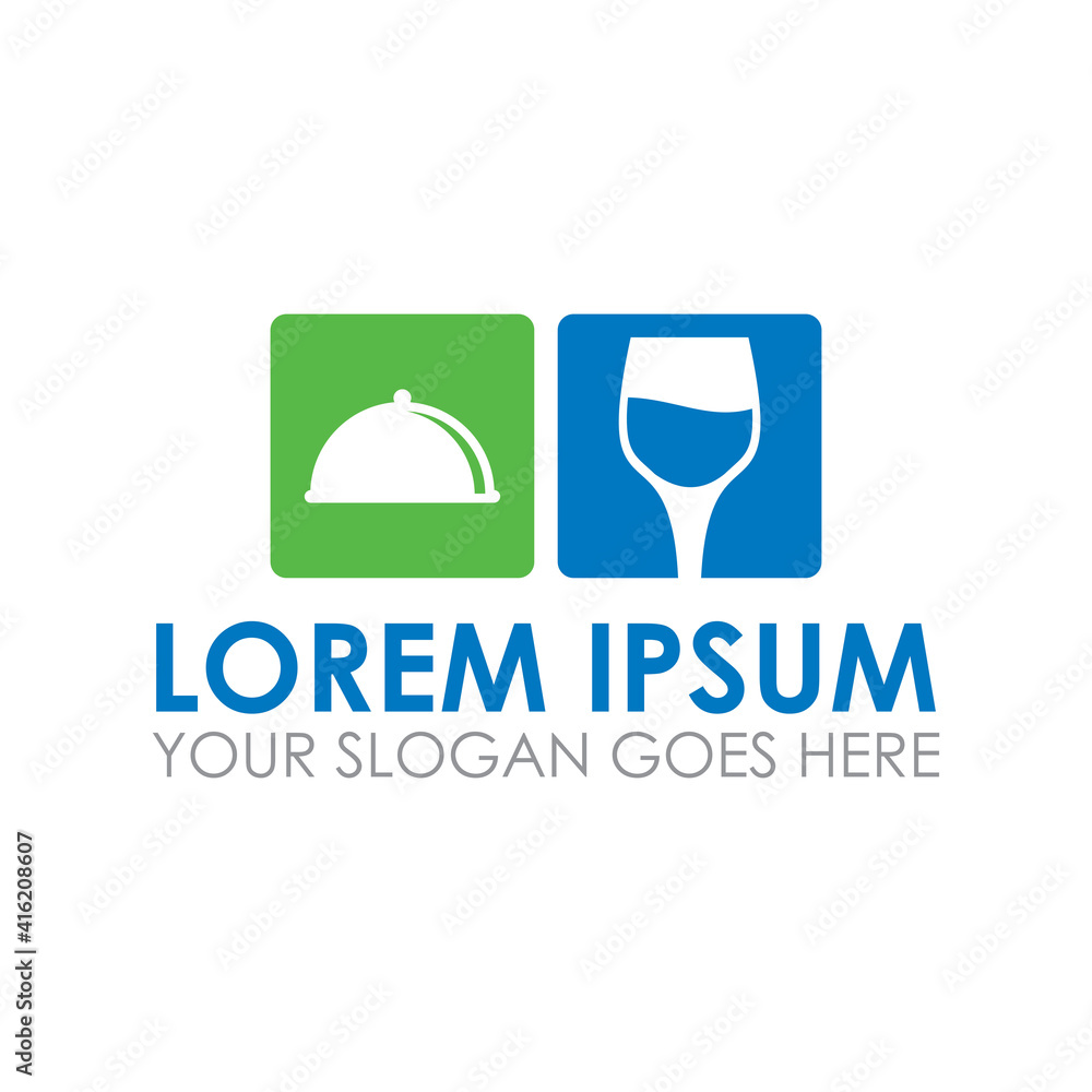 food and drink vector , restaurant logo