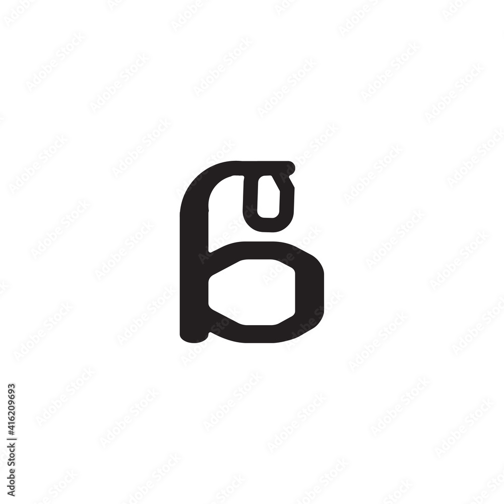 it is a logo English ALphabet AB or BA on white background it is a logo English ALphabet AB or BA on white background