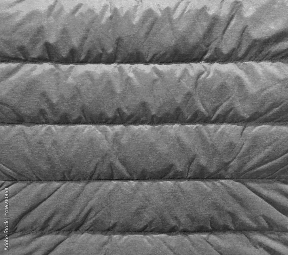 Down jacket fabric background, gray puffer jacket texture Stock Photo |  Adobe Stock